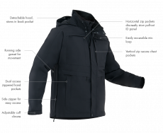 First Tactical Men's Tactix System Parka - Removable Liner