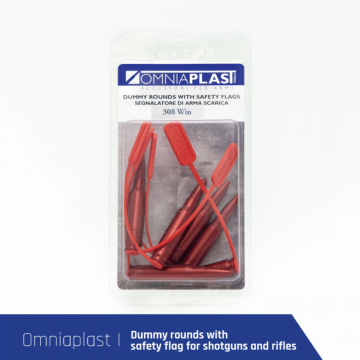 Dummy rounds with safety flag